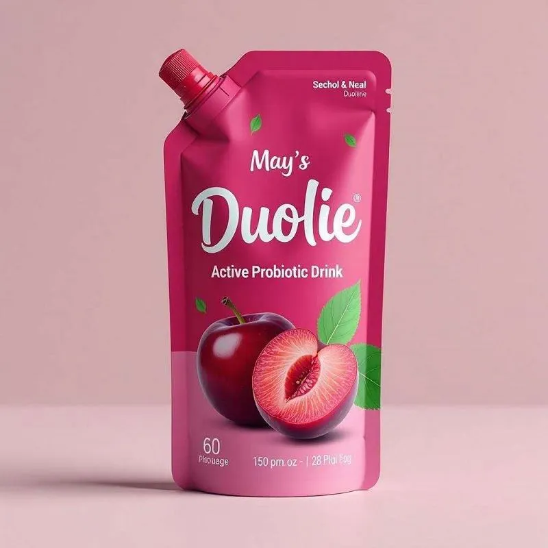 Tehase tila kott Kohandatud plastist korduvkasutatav vedelikuga püstine kott tilaga kastmekotiga Joogikott puuviljamahlakott Doypack